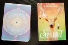 Las cartas del Tarot cubierta juegos inglés versión Tarot tarjeta el espíritu Animal Oracle juego de mesa para fiesta de la Familia Diversión jugando juegos