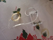 Fairy 2M 5M 10M Battery Operated LED Silver Wire String Lights For Wedding Christmas