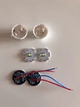 Light Led-Lens 20mm White Cree xm-L Star Pcb 15degree with Base-Holder-Kit 5modes 5modes