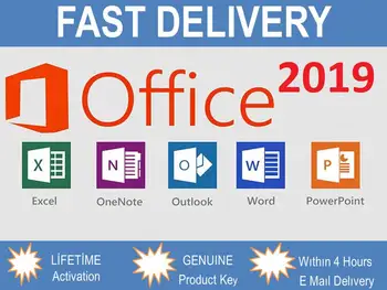 

Microsoft Office 2019 Professional Plus 1 User - 32/64 Bit Digital Key