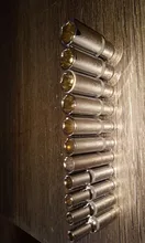 Juego de enchufes de 1/4 pulgadas, herramientas de mano de CRV, hexagonal, 6 puntos de largo, 11 Uds.