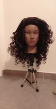 Extensiones de pelo ondulado brasileño Remy, mechones de onda suelta de 30 pulgadas con cierre, 3 uds.