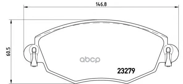 Колодки Тормозные Передние Brembo P24060 Brembo арт. P24060