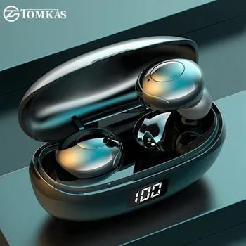 

Mini TWS Wireless Bluetooth 5.0 Earphones Stereo Bass Earbuds LED Power Display Bluetooth Headphones Sport Waterproof Headsets