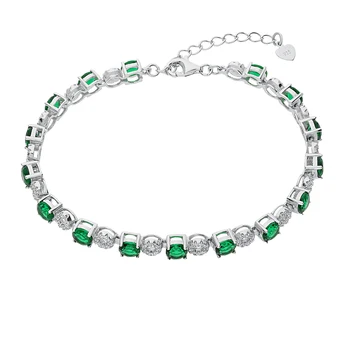 

Silver Bracelet with cubic zirconia sunlight sample 925