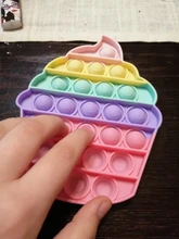 Juego sensorial de burbujas para niños y adultos, juguete antiestrés para aliviar el estrés
