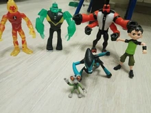 Figura de acción de PVC de Ben Tennyson, juguetes para niños, cuatro brazos, materia gris, Kineceleran, Diamondhead, Heatblast, Humongousaur, Rath, Vilgax, 11 Uds.