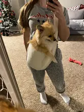 Hecho a mano para mascotas perro al aire libre de viaje bolso de la lona de un solo hombro bolso comodidad de viaje Bolso grande de hombro transpirable