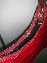 Bolso de mano pequeño de piel sintética con estampado de cocodrilo para mujer, bolso de hombro femenino, a la moda, informal, Retro