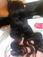 Luduna-mechones de pelo ondulado brasileño para mujer negra, extensiones de pelo ondulado 150% humano, 1/3/4 piezas, Remy