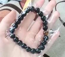 Pulseras de piedra de ojo de tigre de obsidiana para hombre, cuentas de piedra Natural, Pulsera de Yoga, abalorio, regalo, joyería 2020