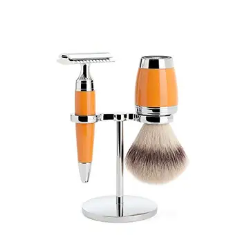 

Set shaving Mühle shaving brush synthetic fiber, classic razor & Stylo series Holder
