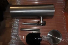 Toilet-Brush Bathroom-Storage Stainless-Steel Wall-Mount for Modern-Style Finished SUS304