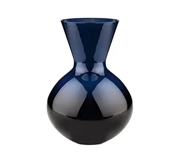 

VENINI Idria Vaso Alto opalino Blu Mare 70642