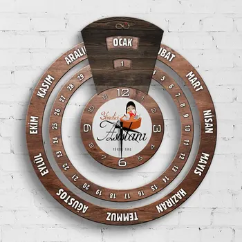 

Personalized Professional Executive Assistant Infinite Mayan Calendar Wooden Wall Clock