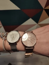 Reloj de pulsera de cuarzo japonés para mujer, de marca superior de lujo, de acero inoxidable, oro rosa, resistente al agua, con esfera del desierto de Sahara, nuevo diseño, 2021