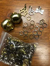 Unids/lote de anillos abiertos de 4-20mm, 50-200 Uds., doble bucle, conectores de anillos partidos para DIY, suministros para fabricación de joyas
