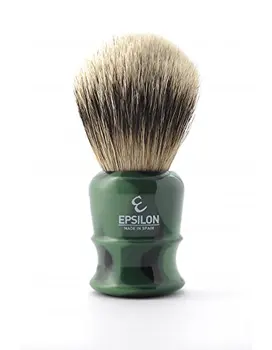 

Shaving Brush badger tip silver Epsilon green 55/26mm