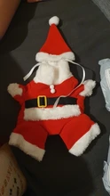Christmas Pet Dog Cat Costumes Funny Santa Claus Costume For Dogs Cats Winter Warm Dog