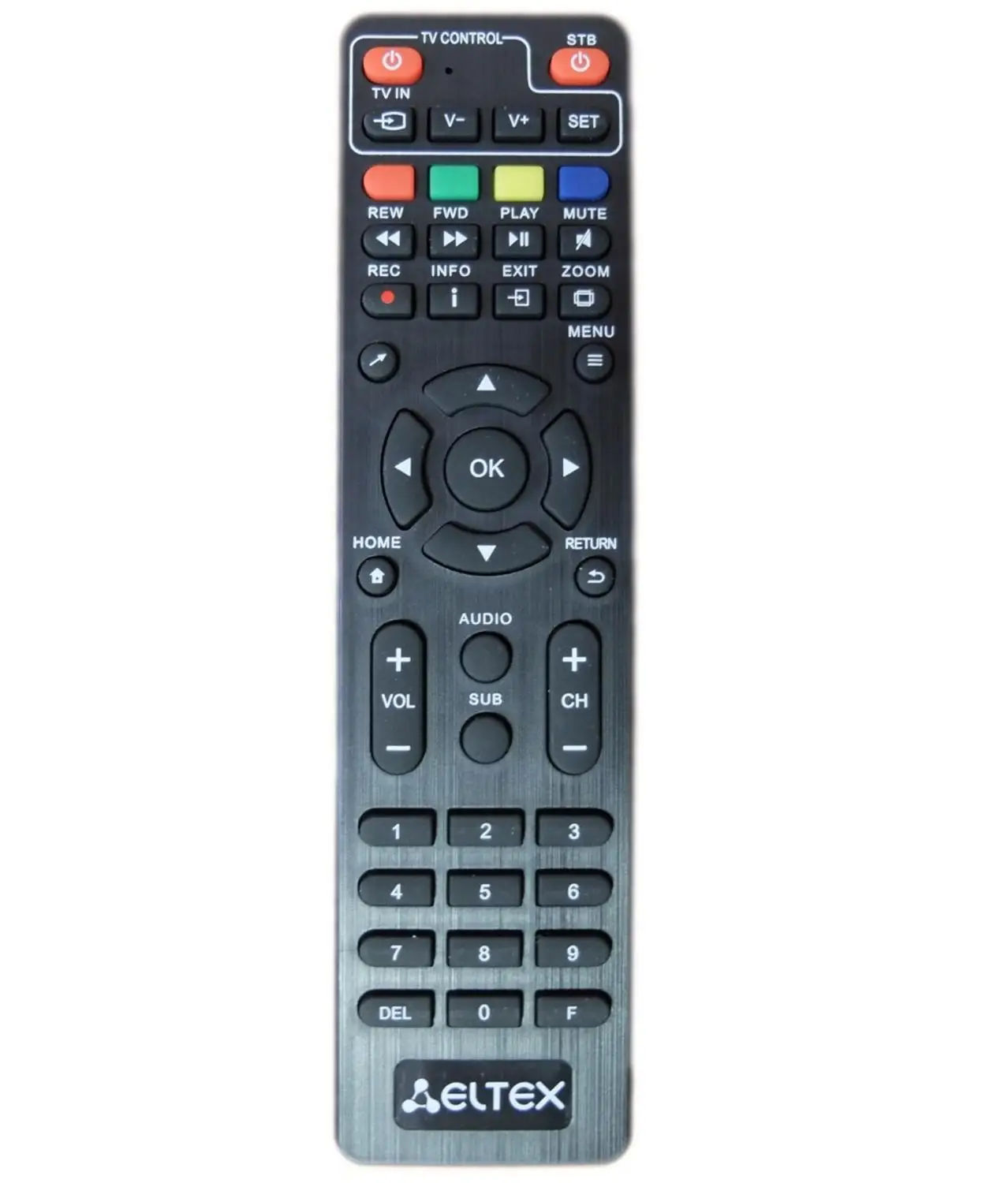 Пульт ДУ универсальный для приставки Eltex IP TV(Электронный город и Сибирские сети