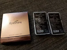 EYESHARE-Lentes de contacto de colores, lentillas suaves para cambiar el color de los ojos de uso anual cosmético, color Aurora Europea, 1 par