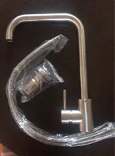 Frap de acero inoxidable grifo de cocina cepillado proceso giratoria cuenca de 360 grados de rotación agua caliente y fría mezcladoras grifo Y40107/8