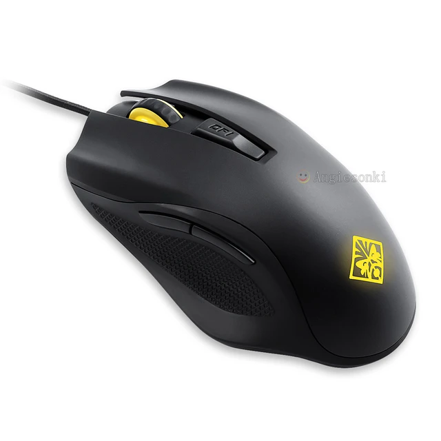 Mouse HP OMEN 600 Wired Gaming Optical Mouse Yellow Adjustable 12000 DPI  1KF75AA - AliExpress