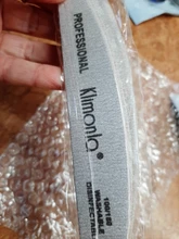 7 unids/lote profesional fuerte Sanpaper de archivo 100/180 grano de madera media luna Tabla de lijado de archivos de uñas de manicura herramientas