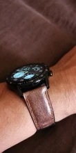 Correa de cuero genuino para samsung Galaxy watch 46mm engranaje de correa S3 Correa Frontier 22mm reloj Huawei 2 gt Correa 46mm
