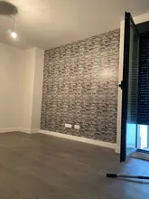 Stick Wallpaper Decoration Self-Adhesive Kitchen Waterproof Removable Peel Grey Brick