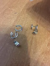 Pendientes de Clip de Cruz Simple para mujer y niña, 2 uds., aretes de Zirconia cúbica con perlas, Clip para oreja sin joyería Piercing