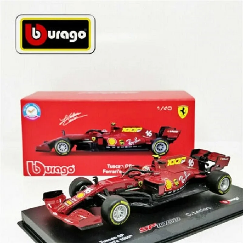 Bburago 1:43 подпись серии F1 2020 Ferrari SF1000 #16 Чарльз Леклерк литая модель автомобиля новая