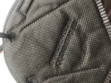 Mascarillas ffp2 de 6 capas, máscara respiradora de protección, fpp2, KN95, 98% de filtro, color negro y gris