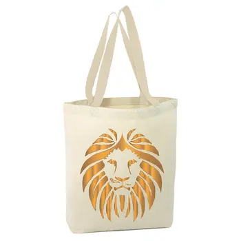 

Angemiel Bag Gold Lion Shopping Beach Tote Bag