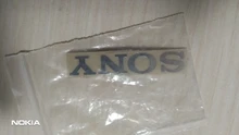 Spedition gratis, 40x7mm, 1 pz/lotto, edición gratuita, dorato, adesivi, logotipo de SONY, marschio di adesivi, metalico
