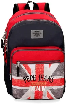 

Backpack 46cm Pepe Jeans Calvin double zipper adaptable