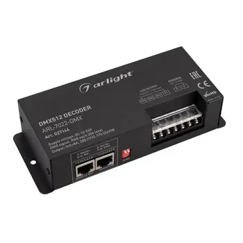 

027144 decoder arl-7022-dmx (12-24V, 3x8a, DMX512, XLR3) 1 PCs Arlight