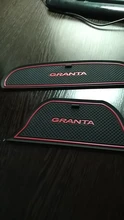 Cup-Mat Mat-Accessories Smabee Lada-Granta Interior Door-Pad Gate-Slot Anti-Slip 