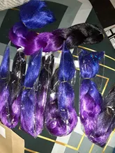 MISS ROLA-extensiones de cabello trenzado con brillante giro de 24 pulgadas, trenzas Jumbo con degradado, soporte de cabello sintético, venta al por mayor