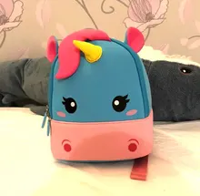 Girl Backpack Unicorn School-Bag Toddler Cartoon Travel Kids Mini Pre 3D for Boys 2-8-Years