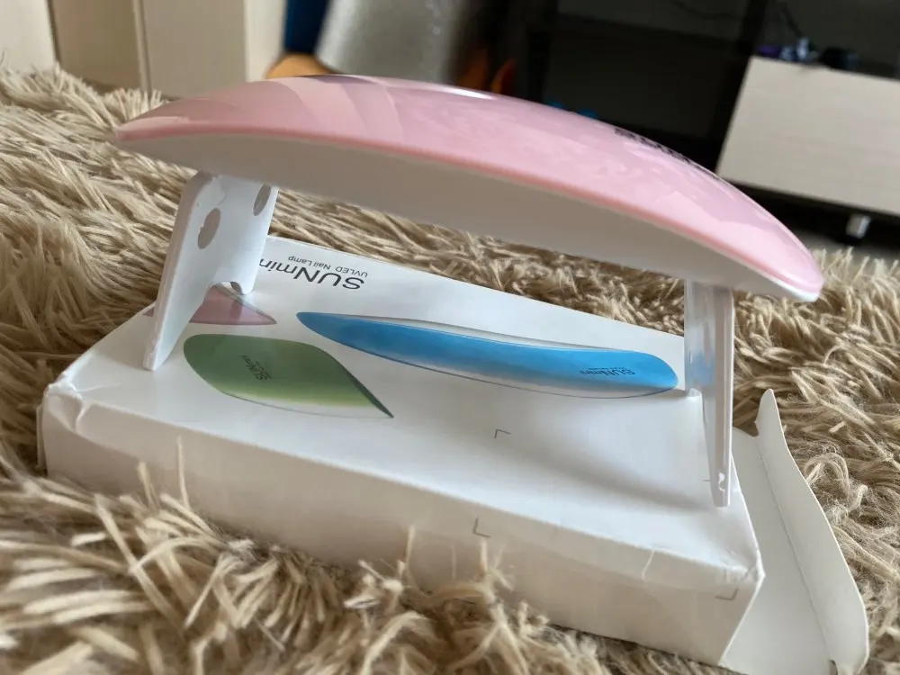 NAILCO 6W Mini Nail Lamp Pink White Nail Dryer Machine UV LED Lamp Portable Micro USB Cable Home Use Drying Lamp For Gel Varnish reviews №3 122677