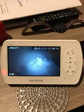 Hebeiros-cámara inalámbrica de seguridad con batería de 1080P, Monitor de vídeo de 4,3 pulgadas para bebé, visión nocturna, recordatorio de tiempo de alimentación