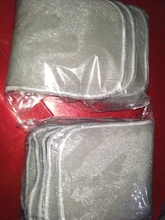 Feliz flauta 10 Uds bebé pañales de carbón de bambú del trazador de líneas, inserción de pañal para pañal de tela para bebé pañal lavable 4 capas