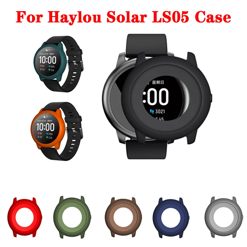 Чехол для xiaomi Haylou Solar LS05 смарт часы ТПУ Силиконовая Защитная рамка мягкая