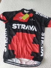 STRAVA-ropa de ciclismo para hombre, camiseta transpirable de manga corta, de secado rápido