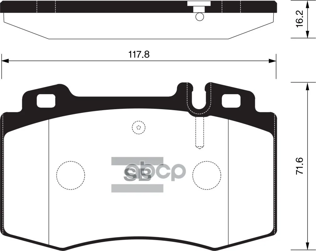 Sp2193_колодки Дисковые П.! Mb W220/W211 02 Sangsin Brake Sp2193 Sangsin brake арт. SP2193