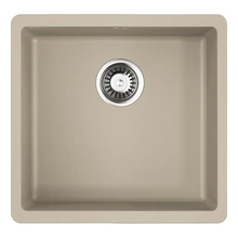 Мойка для кухни Omoikiri Kata 44-U-SA Artgranit(бежевый)(Устойчива к царапинам, ударопрочная, перелив
