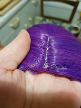 MSIWIGS mujer púrpura 22 colores Cosplay peluca ondulado corto sintético resistente al calor de pelo Rosa Rubio Ombre porque peluca