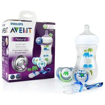 

Philips Avent SCD628 Elephant Patterned Gift Set