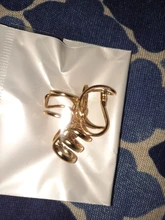 Yobest 5 unids/set 2019, pendientes a la moda con forma de hoja dorada, pendientes con Clip para oreja, pendientes para mujeres trepadoras sin Piercing, pendientes falsos de cartílago